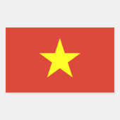 Vietnam/Vietnam Rechteckiger Aufkleber (Vorderseite)
