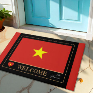 Vietnam & Vietnamesisch Flag House matt/sports Wil Fußmatte
