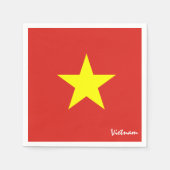 Vietnam & Vietnamesisch Flag Party Fashion / Sport Serviette (Vorderseite)