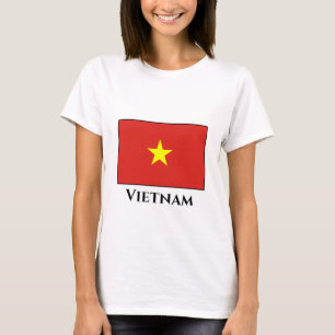 Vietnam (Vietnamesisch) Flagge T-Shirt