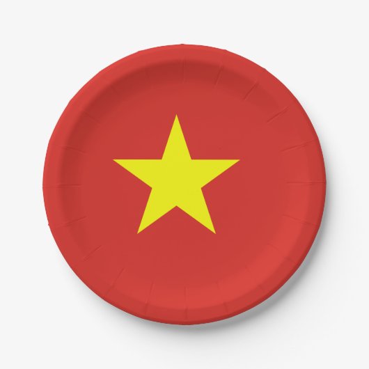 Vietnam (Vietnamesisch) Pappteller (Vorderseite)
