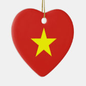 Vietnam - vietnamesische Flagge Keramikornament (Rechts)