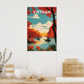 Vietnam Vintag Poster (Küche)