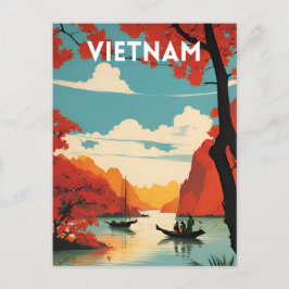 Vietnam Vintag Postkarte