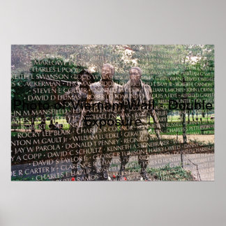 Vietnam-Wall-Gedächtnisposter Poster