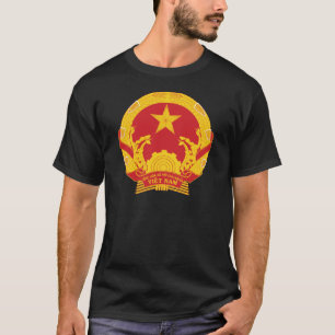 Vietnam-Wappen Detail T-Shirt