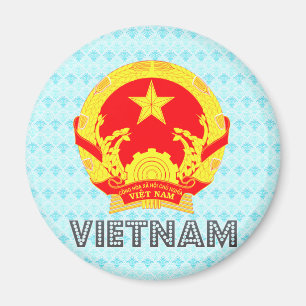 Vietnam-Wappen Magnet