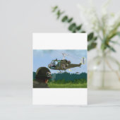 Vietnam War Bell Huey. Postkarte (Stehend Vorderseite)