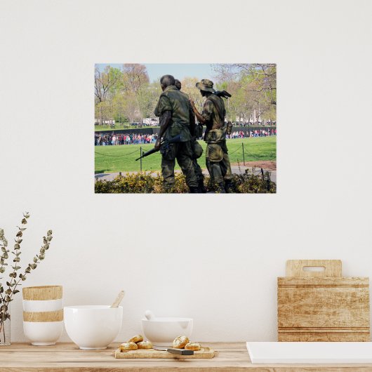 Vietnam War Memorial D.C. Poster (Küche)