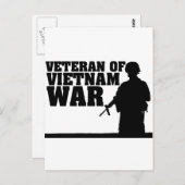 Vietnam War Verteran Postkarte (Vorne/Hinten)