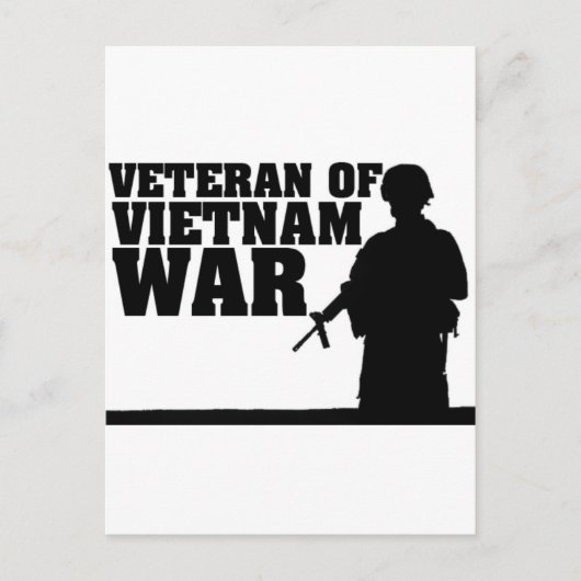Vietnam War Verteran Postkarte (Vorderseite)