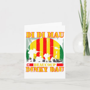 Vietnam War Veteran Di Mau Viel Dinky Dau P Karte
