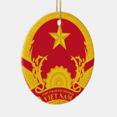 Vietnam* Weihnachtsbaum-Verzierung Keramik Ornament (Rechts)
