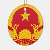 Vietnam* Weihnachtsbaum-Verzierung Keramik Ornament (Links)