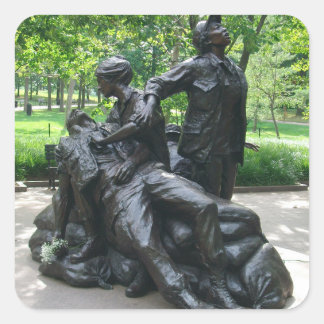 Vietnam Women's Memorial, Washington, D.C. Quadratischer Aufkleber