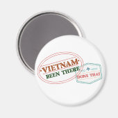 Vietnam wurde dort gemacht magnet (Vorderseite/Rückseite)