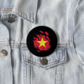 Vietnam Zerrissene Flagge Button (Beispiel)