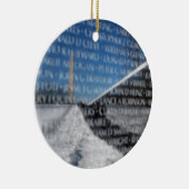 Vietnamerinnerungswand während des Winters Keramikornament (Rechts)