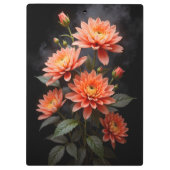 Vietnamese Chrysanthemum on the Moon Klemmbrett (Rückseite)