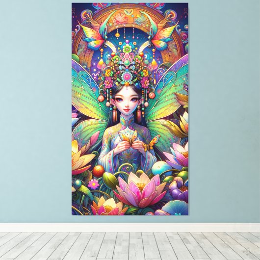 Vietnamese Fairy Leinwanddruck (Insitu (Holzboden))