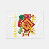Vietnamese Lunar New Year 2026 Tet Viet Chuc Mung  Fleecedecke (Vorderseite (Horizontal))