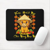 Vietnamese Lunar New Year - Tet 2026 Year Of The H Mousepad (Mit Mouse)