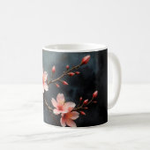 Vietnamese Peach Blossom Art Kaffeetasse (VorderseiteRechts)