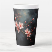 Vietnamese Peach Blossom Art Milchtasse (Vorderseite)
