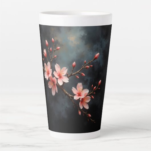 Vietnamese Peach Blossom Art Milchtasse (Vorderseite)