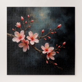 Vietnamese Peach Blossom Art Puzzle