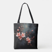 Vietnamese Peach Blossom Art Tasche (Rückseite)