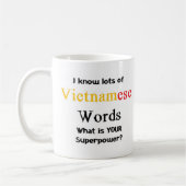 vietnamese Worte Kaffeetasse (Links)