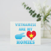 Vietnamesen sind meine Heimat Postkarte (Stehend Vorderseite)