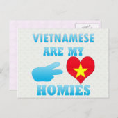 Vietnamesen sind meine Heimat Postkarte (Vorne/Hinten)