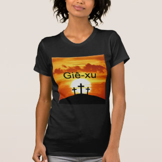Vietnamesisch Calvary Sunrise Jesus T-Shirt