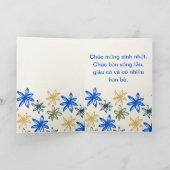 Vietnamesisch Geburtstagskarte Feiertagskarte (Innenseite)