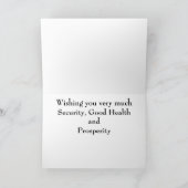 Vietnamesisch Happy New Year Paperwhites Feiertagskarte (Innenseite)