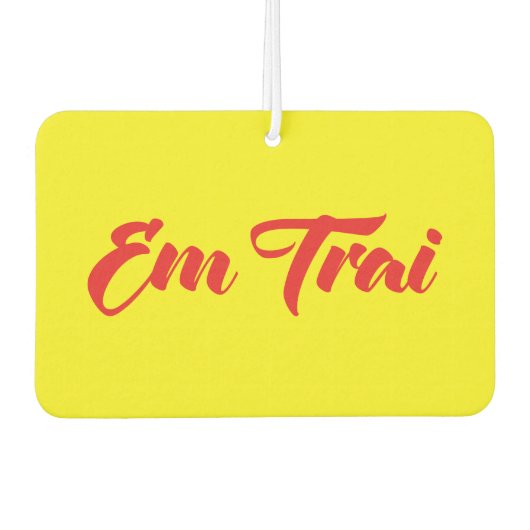 Vietnamesisch (jung) Bruder - Em Trai ~ Tietet Viv Autolufterfrischer (Vorderseite)