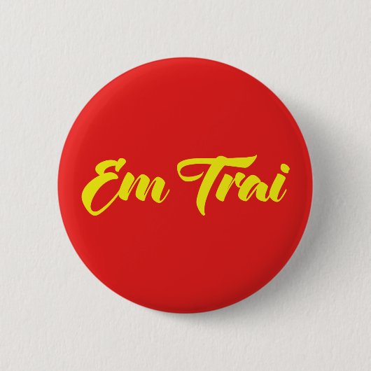 Vietnamesisch (jung) Bruder - Em Trai ~ Tietet Viv Button (Vorderseite)