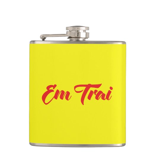 Vietnamesisch (jung) Bruder - Em Trai ~ Tietet Viv Flachmann (Vorderseite)