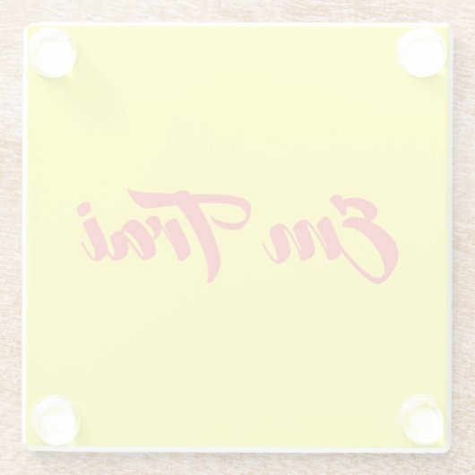 Vietnamesisch (jung) Bruder - Em Trai ~ Tietet Viv Glasuntersetzer (Rückseite)