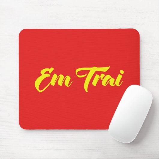 Vietnamesisch (jung) Bruder - Em Trai ~ Tietet Viv Mousepad (Mit Mouse)