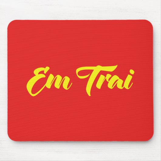 Vietnamesisch (jung) Bruder - Em Trai ~ Tietet Viv Mousepad (Vorne)