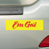 vietnamesisch (jung) Schwester - Em Gái ~ Tietet Autoaufkleber (Auf Auto)
