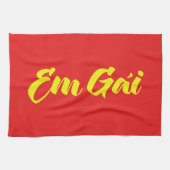 vietnamesisch (jung) Schwester - Em Gái ~ Tietet Geschirrtuch (Horizontal)