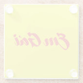 vietnamesisch (jung) Schwester - Em Gái ~ Tietet Glasuntersetzer (Rückseite)