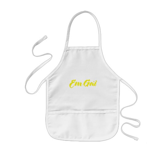 vietnamesisch (jung) Schwester - Em Gái ~ Tietet Kinderschürze (Vorne)