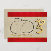 Vietnamesisch Katze Neujahr 2023 HPostc Postkarte (Vorne/Hinten)