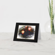 Vietnamesisch Lantern geflochtene Notecard