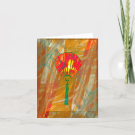 Vietnamesisch Lantern geklappt Danke Karte